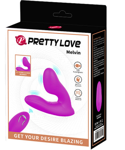 PRETTY LOVE - MELVIN CLITORIS MASSAGER WITH REMOTE CONTROL PRETTY LOVE - MELVIN CLITORIS MASSAGER WITH REMOTE CONTROL