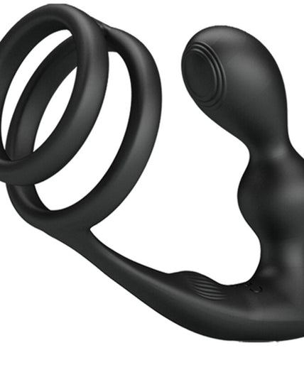 Pretty Love – Marshall Penis Ring With Vibratory Anal Plug With Remote Control Pretty Love – Marshall Penis Ring With Vibratory Anal Plug With Remote Control