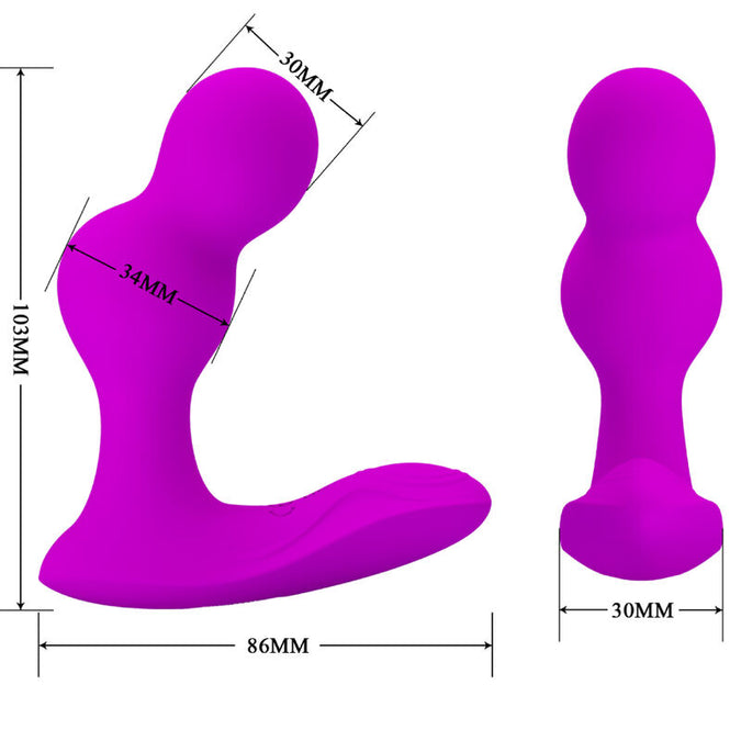 Pretty Love – Terrance Flexible Prostate Vibrator with Remote Control