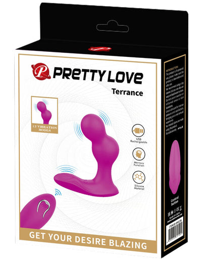 Pretty Love – Terrance Flexible Prostate Vibrator with Remote Control Pretty Love – Terrance Flexible Prostate Vibrator with Remote Control