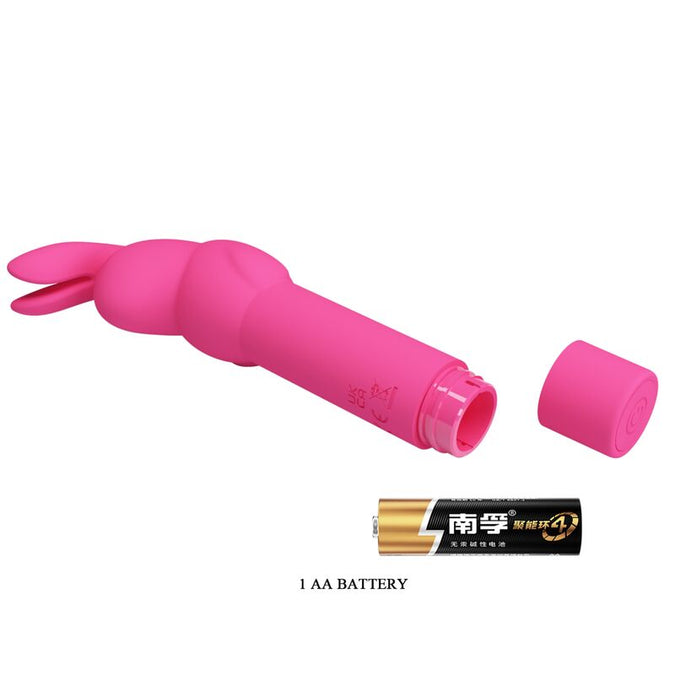 PRETTY LOVE - GERARDO FUSCHIA KONIJN SILICONEN VIBRATOR