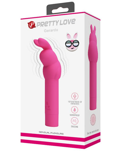 PRETTY LOVE - GERARDO FUSCHIA RABBIT SILICONE VIBRATOR PRETTY LOVE - GERARDO FUSCHIA RABBIT SILICONE VIBRATOR
