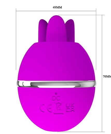 PRETTY LOVE - GEMINI BALL PURPLE ROUND SILICONE VIBRATOR PRETTY LOVE - GEMINI BALL PURPLE ROUND SILICONE VIBRATOR