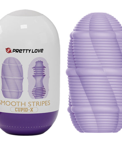 PRETTY LOVE - SMOOTH STRIPES CUPID MASTURBATOR EGG PRETTY LOVE - SMOOTH STRIPES CUPID MASTURBATOR EGG