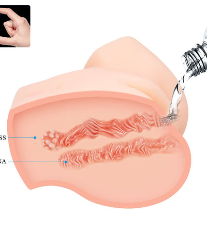 CRAZY BULL - REALISTIC VAGINA AND ANUS DOUBLE VIBRATION CRAZY BULL - REALISTIC VAGINA AND ANUS DOUBLE VIBRATION