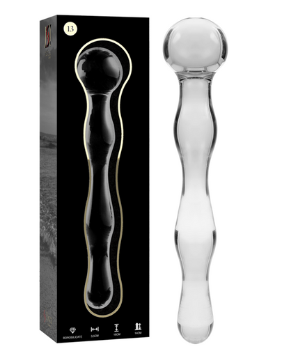 NEBULA SERIES BY IBIZA - MODEL 13 DILDO BOROSILICATE GLASS CLEAR 18 CM -O- 3.5 CM NEBULA SERIES BY IBIZA - MODEL 13 DILDO BOROSILICATE GLASS CLEAR 18 CM -O- 3.5 CM