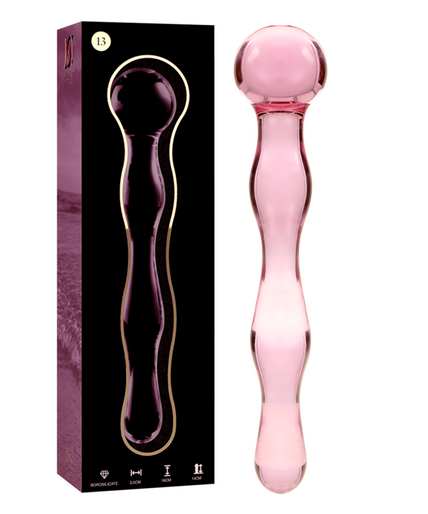 NEBULA SERIES BY IBIZA - MODEL 13 DILDO BOROSILICATE GLASS PINK 18 CM -O- 3.5 CM NEBULA SERIES BY IBIZA - MODEL 13 DILDO BOROSILICATE GLASS PINK 18 CM -O- 3.5 CM