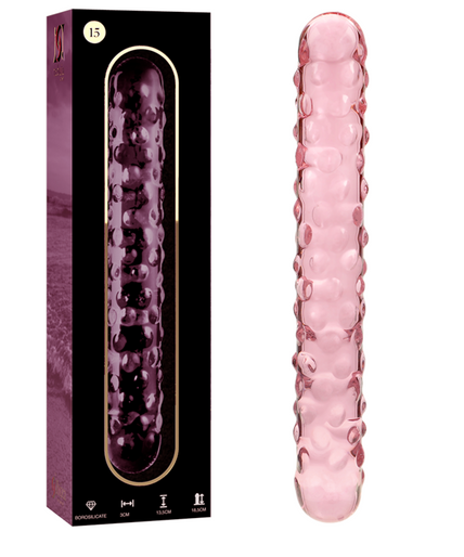 NEBULA SERIES BY IBIZA - MODEL 15 DILDO BOROSILICATE GLASS PINK 18.5 CM -O- 3 CM NEBULA SERIES BY IBIZA - MODEL 15 DILDO BOROSILICATE GLASS PINK 18.5 CM -O- 3 CM