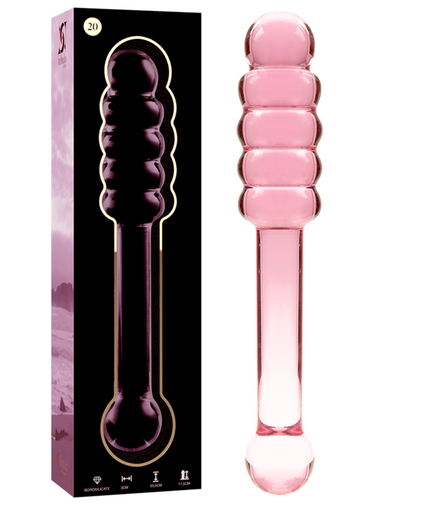 NEBULA SERIES BY IBIZA - MODEL 20 DILDO BOROSILICATE GLASS PINK 20.5 CM -O- 3 CM NEBULA SERIES BY IBIZA - MODEL 20 DILDO BOROSILICATE GLASS PINK 20.5 CM -O- 3 CM