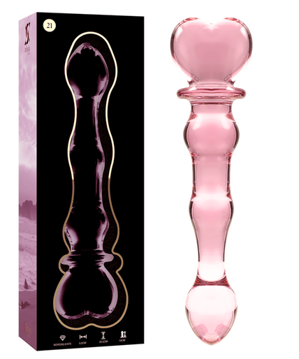 NEBULA SERIES BY IBIZA - MODEL 21 DILDO BOROSILICATE GLASS PINK 20.5 CM -O- 3.5 CM NEBULA SERIES BY IBIZA - MODEL 21 DILDO BOROSILICATE GLASS PINK 20.5 CM -O- 3.5 CM