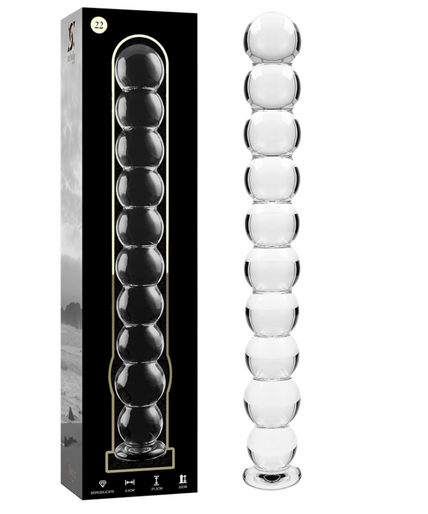 NEBULA SERIES BY IBIZA - MODEL 22 DILDO BOROSILICATE GLASS CLEAR 21.5 CM -O- 2.5 CM NEBULA SERIES BY IBIZA - MODEL 22 DILDO BOROSILICATE GLASS CLEAR 21.5 CM -O- 2.5 CM