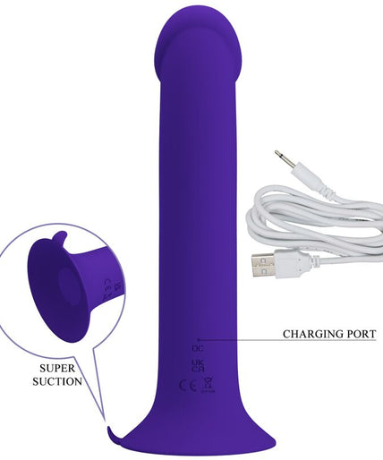 PRETTY LOVE - MURRAY YOUTH VIBRATING DILDO & RECHARGEABLE VIOLET PRETTY LOVE - MURRAY YOUTH VIBRATING DILDO & RECHARGEABLE VIOLET