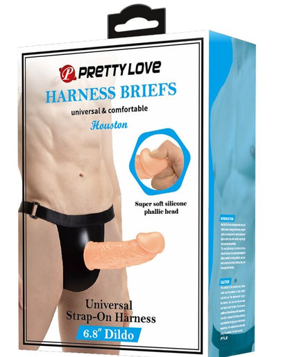 PRETTY LOVE - HARNNES BRIEFS WITH DIDLO INCLUDED PRETTY LOVE - HARNNES BRIEFS WITH DIDLO INCLUDED