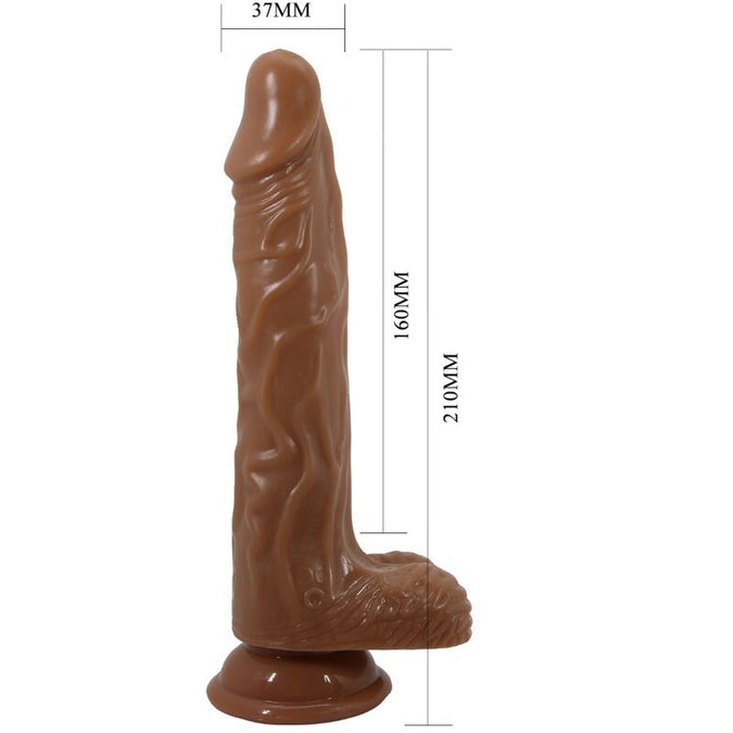 BAILE - BODACH REALISTISCHE VIBRATOR MET AFSTANDSBEDIENING EN ZUIGNAP