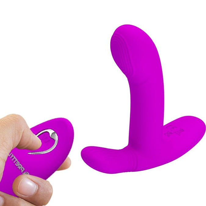 Pretty Love – Geri Clitoris Massager Roze Met Afstandsbediening