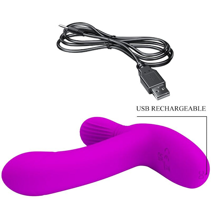Pretty Love – Geri Clitoris Massager Roze Met Afstandsbediening
