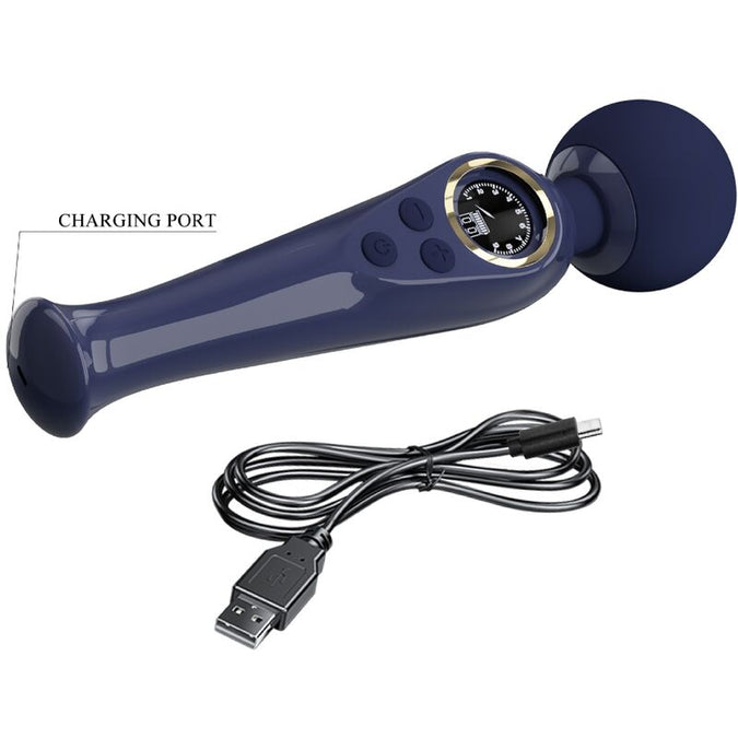 Pretty Love – Skyler Vibrator Wand Blue