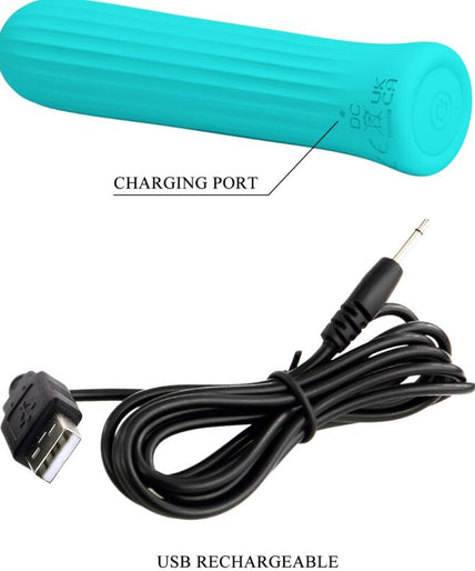 PRETTY LOVE - BLANCHE BLUE STIMULATOR VIBRATOR PRETTY LOVE - BLANCHE BLUE STIMULATOR VIBRATOR