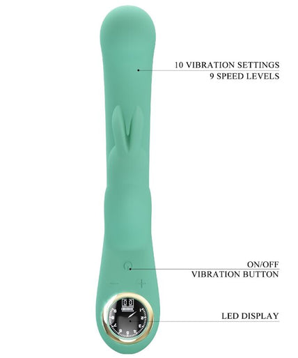 PRETTY LOVE - LAMAR RABBIT VIBRATOR & GREEN G-SPOT PRETTY LOVE - LAMAR RABBIT VIBRATOR & GREEN G-SPOT