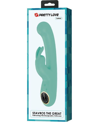 PRETTY LOVE - LAMAR RABBIT VIBRATOR & GREEN G-SPOT PRETTY LOVE - LAMAR RABBIT VIBRATOR & GREEN G-SPOT
