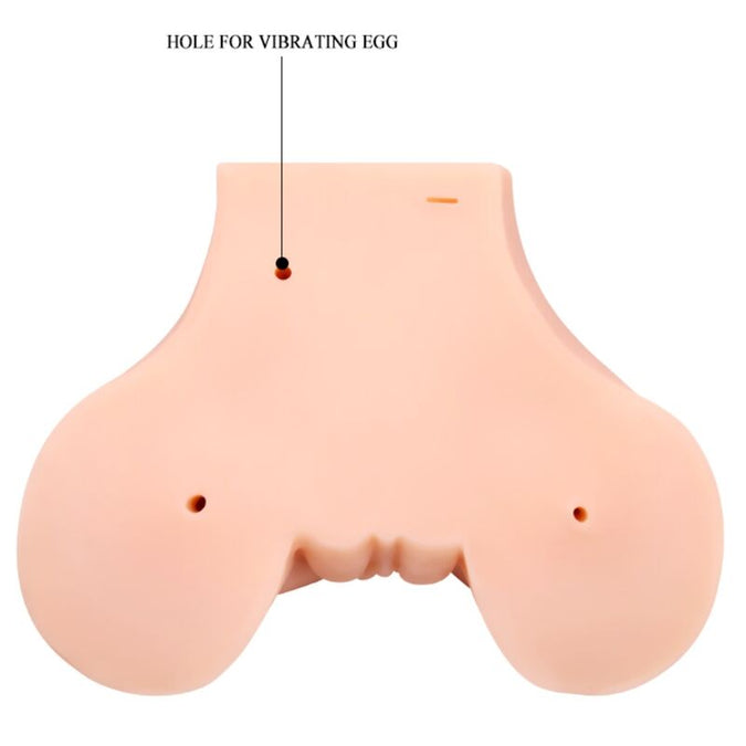 CRAZY BULL - VAGINA EN ANUS MET REALISTISCH MESH MET TRILLINGEN
