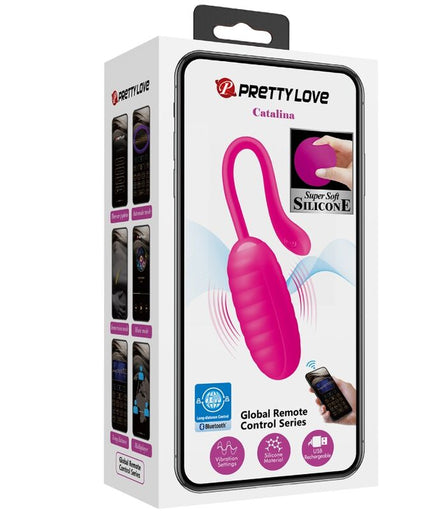 PRETTY LOVE - CATALINA PINK RECHARGEABLE VIBRATING EGG PRETTY LOVE - CATALINA PINK RECHARGEABLE VIBRATING EGG