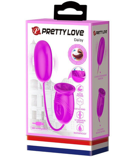 Pretty Love – Daisy Dual Egg Rechargeable Vibrator Purple Pretty Love – Daisy Dual Egg Rechargeable Vibrator Purple