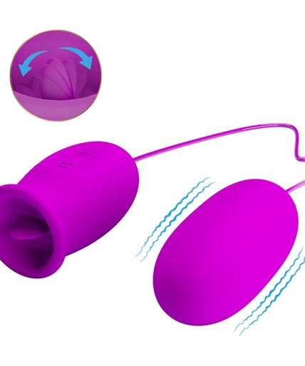 Pretty Love – Daisy Dual Egg Rechargeable Vibrator Purple Pretty Love – Daisy Dual Egg Rechargeable Vibrator Purple