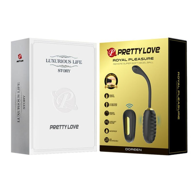 Pretty Love – Doreen Luxe Oplaadbaar Vibrerend Ei Zwart Met Afstandsbediening