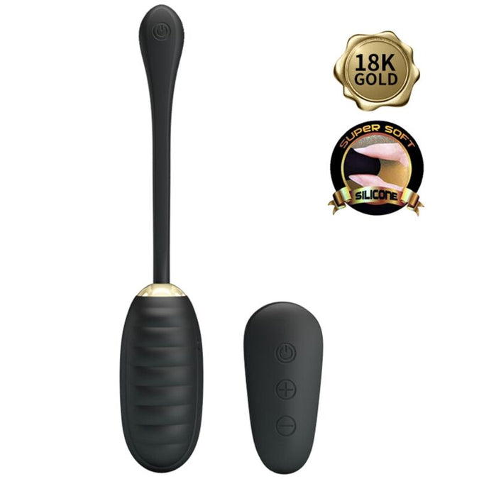 Pretty Love – Doreen Luxe Oplaadbaar Vibrerend Ei Zwart Met Afstandsbediening