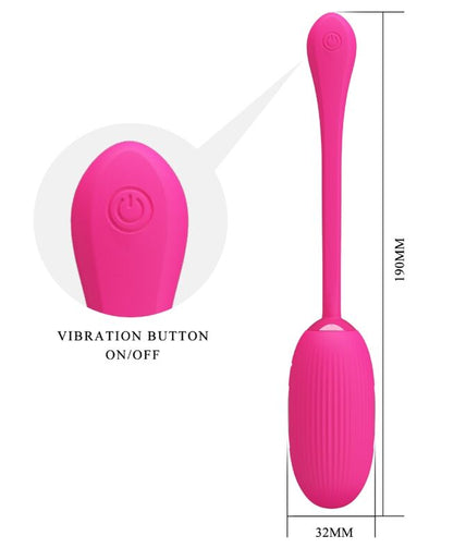 PRETTY LOVE - DOREEN RECHARGEABLE VIBRATING EGG MAGENTA REMOTE CONTROL PRETTY LOVE - DOREEN RECHARGEABLE VIBRATING EGG MAGENTA REMOTE CONTROL