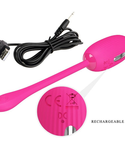 PRETTY LOVE - DOREEN RECHARGEABLE VIBRATING EGG MAGENTA REMOTE CONTROL PRETTY LOVE - DOREEN RECHARGEABLE VIBRATING EGG MAGENTA REMOTE CONTROL