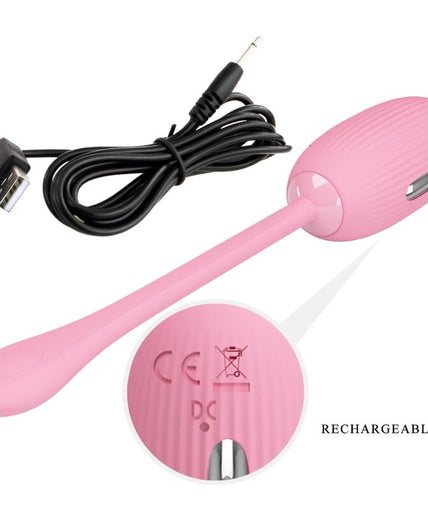 PRETTY LOVE - DOREEN PINK RECHARGEABLE VIBRATING EGG PRETTY LOVE - DOREEN PINK RECHARGEABLE VIBRATING EGG