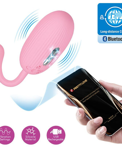 PRETTY LOVE - DOREEN PINK RECHARGEABLE VIBRATING EGG PRETTY LOVE - DOREEN PINK RECHARGEABLE VIBRATING EGG