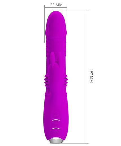 PRETTY LOVE - DOROTHY PURPLE RECHARGEABLE RABBIT VIBRATOR PRETTY LOVE - DOROTHY PURPLE RECHARGEABLE RABBIT VIBRATOR