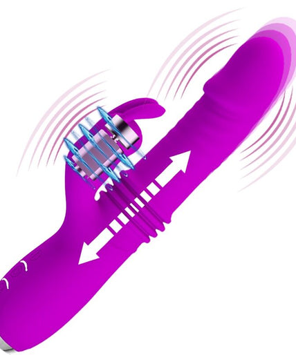 PRETTY LOVE - DOROTHY PURPLE RECHARGEABLE RABBIT VIBRATOR PRETTY LOVE - DOROTHY PURPLE RECHARGEABLE RABBIT VIBRATOR