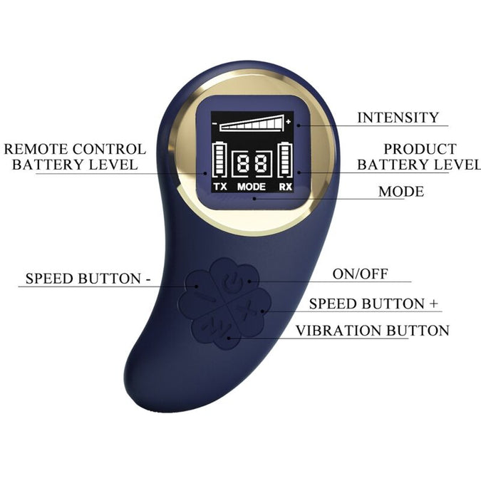 Pretty Love – Vivian Blue Remote Control Vibrating Egg