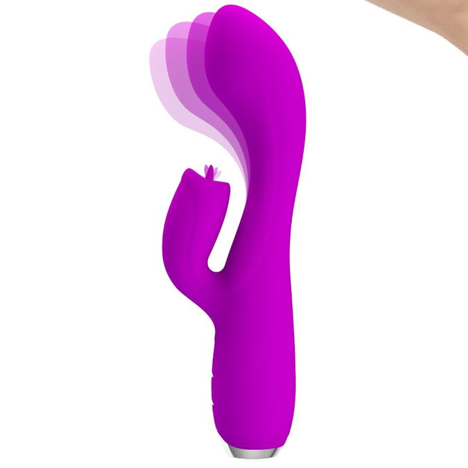 PRETTY LOVE - GLORIA OPLAADBARE KONIJNENVIBRATOR-WATERDICHT PAARS