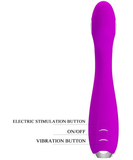 PRETTY LOVE - HECTOR RECHARGEABLE ELECTROSHOCK VIBRATOR WATERPROOF PURPLE PRETTY LOVE - HECTOR RECHARGEABLE ELECTROSHOCK VIBRATOR WATERPROOF PURPLE