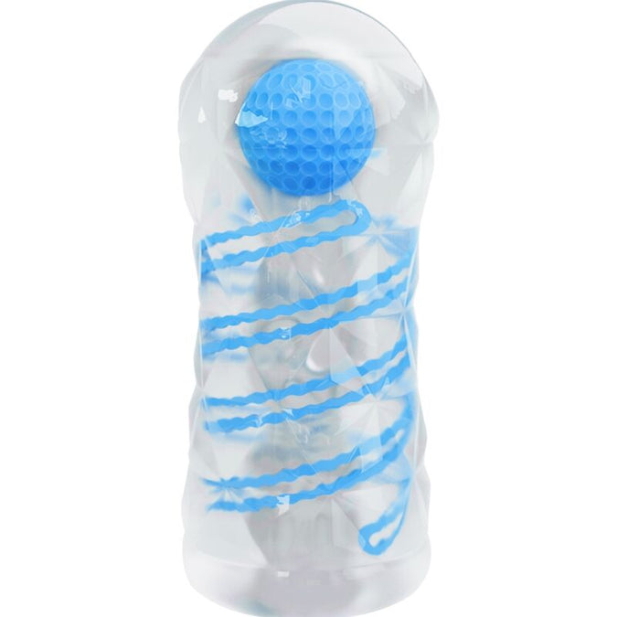 PRETTY LOVE - KLEINE MASTURBATOR MET BLAUWE SPIRALEN