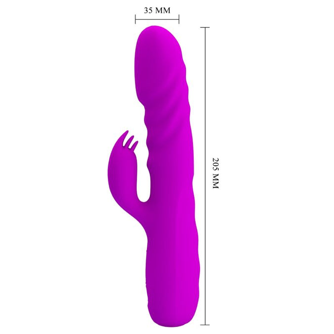 Pretty Love – Melanie Purple Rechargeable Rabbit Vibrator
