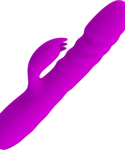 PRETTY LOVE - MELANIE PURPLE RECHARGEABLE RABBIT VIBRATOR PRETTY LOVE - MELANIE PURPLE RECHARGEABLE RABBIT VIBRATOR