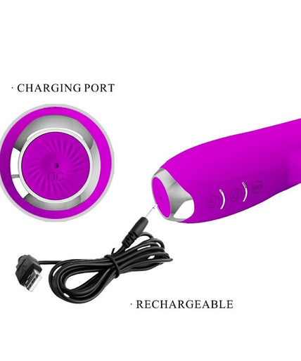 PRETTY LOVE - REGINA RECHARGEABLE VIBRATOR-SUCTION GEL PURPLE PRETTY LOVE - REGINA RECHARGEABLE VIBRATOR-SUCTION GEL PURPLE