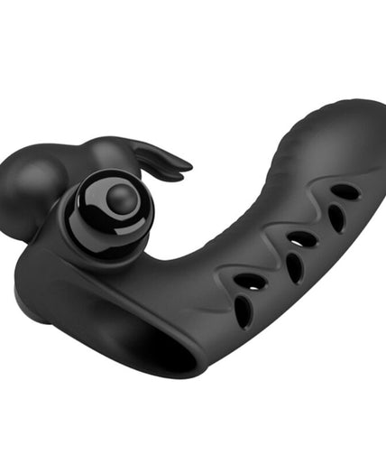 PRETTY LOVE - VANCE BLACK RABBIT VIBRATOR FINGER COVER PRETTY LOVE - VANCE BLACK RABBIT VIBRATOR FINGER COVER