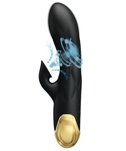 PRETTY LOVE - BLACK RECHARGEABLE GOLD PLATED LUXURY VIBRATOR PRETTY LOVE - BLACK RECHARGEABLE GOLD PLATED LUXURY VIBRATOR