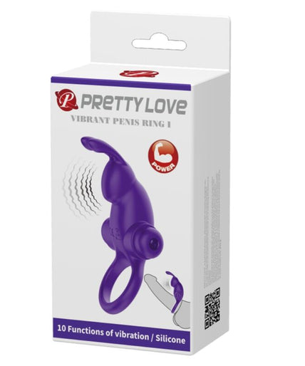 PRETTY LOVE - VIBRATOR RING I RABBIT FOR PURPLE PENIS PRETTY LOVE - VIBRATOR RING I RABBIT FOR PURPLE PENIS