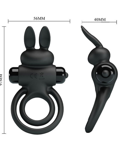 PRETTY LOVE - VIBRATOR III RABBIT RING FOR BLACK PENIS PRETTY LOVE - VIBRATOR III RABBIT RING FOR BLACK PENIS