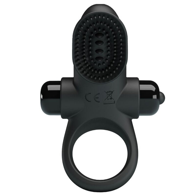 PRETTY LOVE - VIBRATORRING II VOOR DE ZWARTE PENIS
