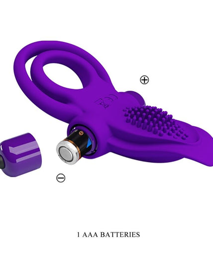 PRETTY LOVE - PURPLE VIBRATING PENIS RING PRETTY LOVE - PURPLE VIBRATING PENIS RING