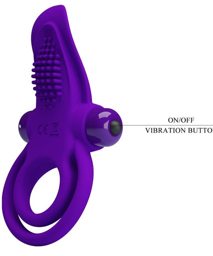 PRETTY LOVE - PURPLE VIBRATING PENIS RING PRETTY LOVE - PURPLE VIBRATING PENIS RING